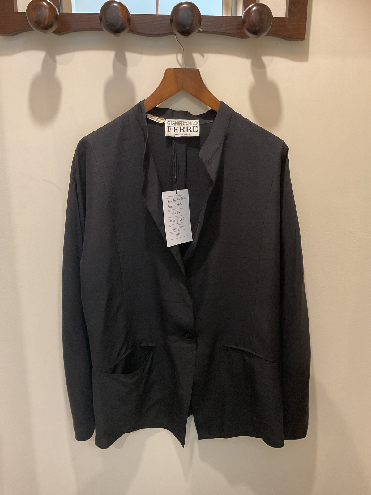 Gianfranco ferre | Black asymetric blazer