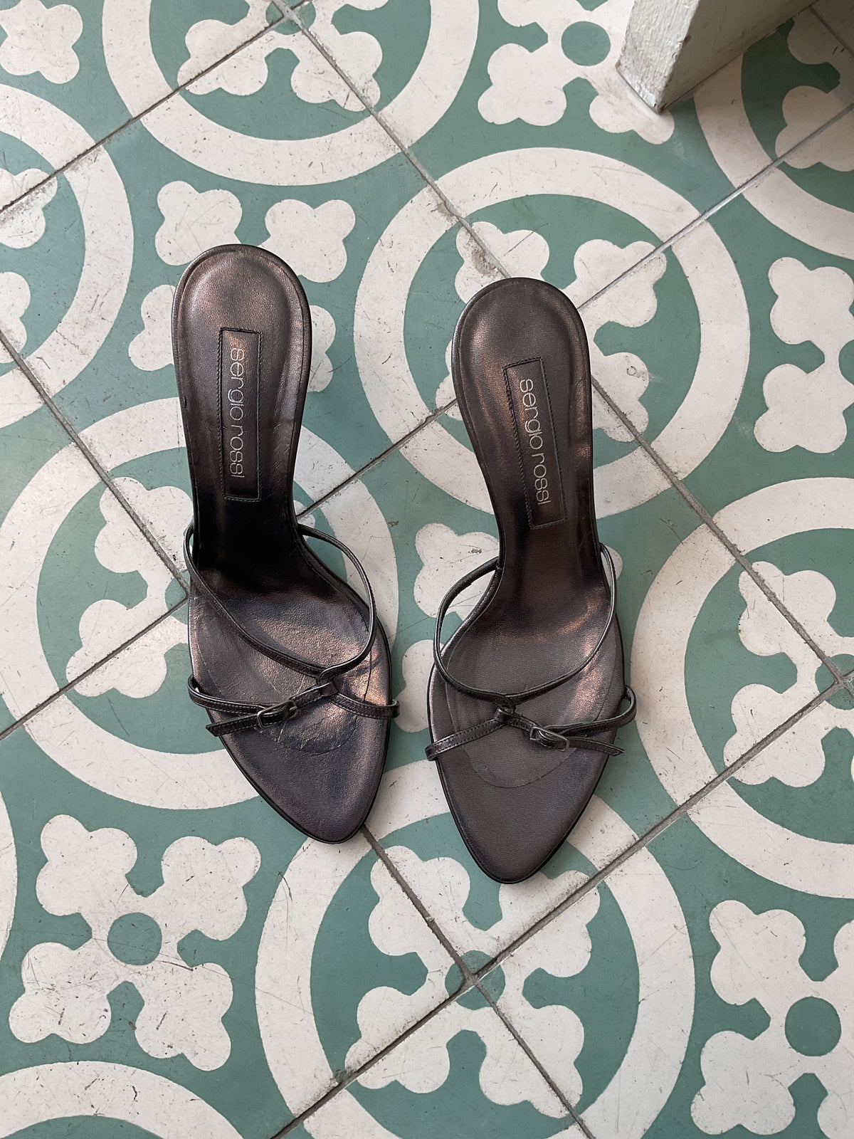Sergio Rossi | Grey Sandals