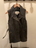 Costume national | sleeveless leather jacket