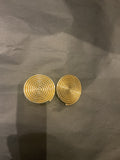 Unknown | Gold spiral Earrings BIG ones