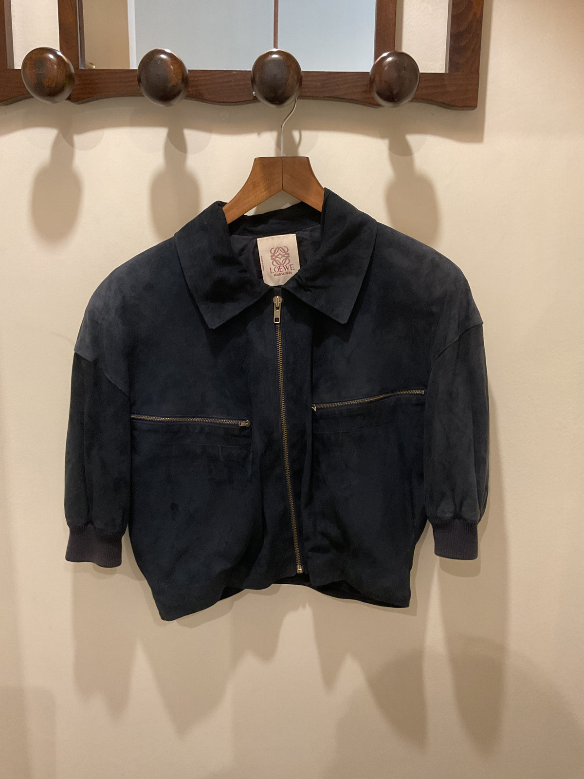 Loewe | short Suede Jacket