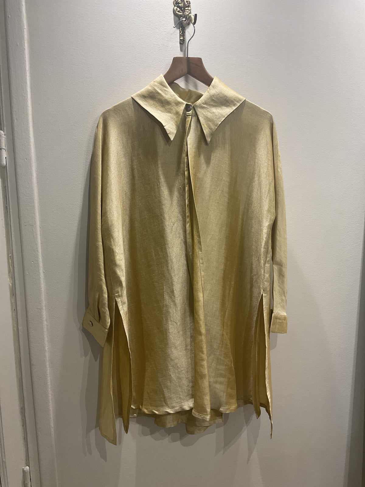 Claude Montana | Gold blouse