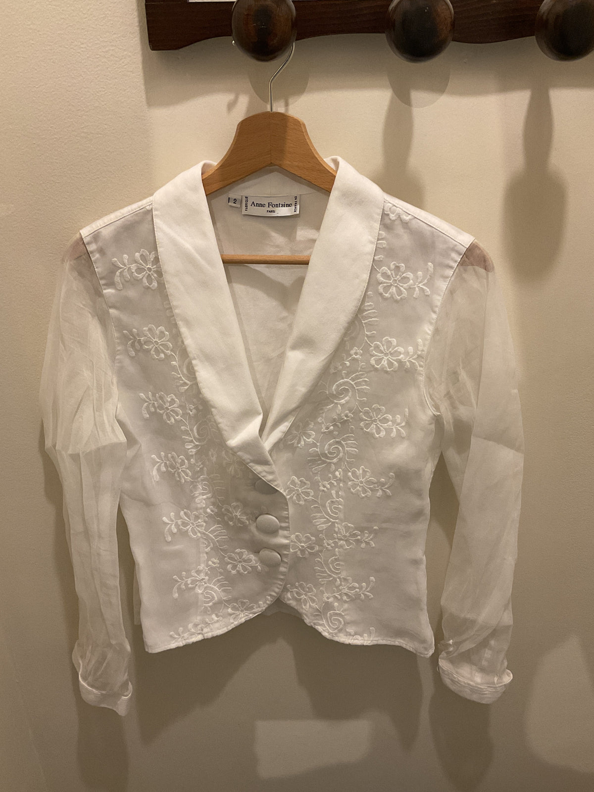Anne Fontaine | Embroided Shirt