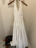 Georges Rech | White dress halter Neck