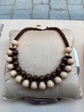 Unknown | Ethnic necklace in light wood