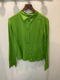 Mariella Burani || Green Silk shirt