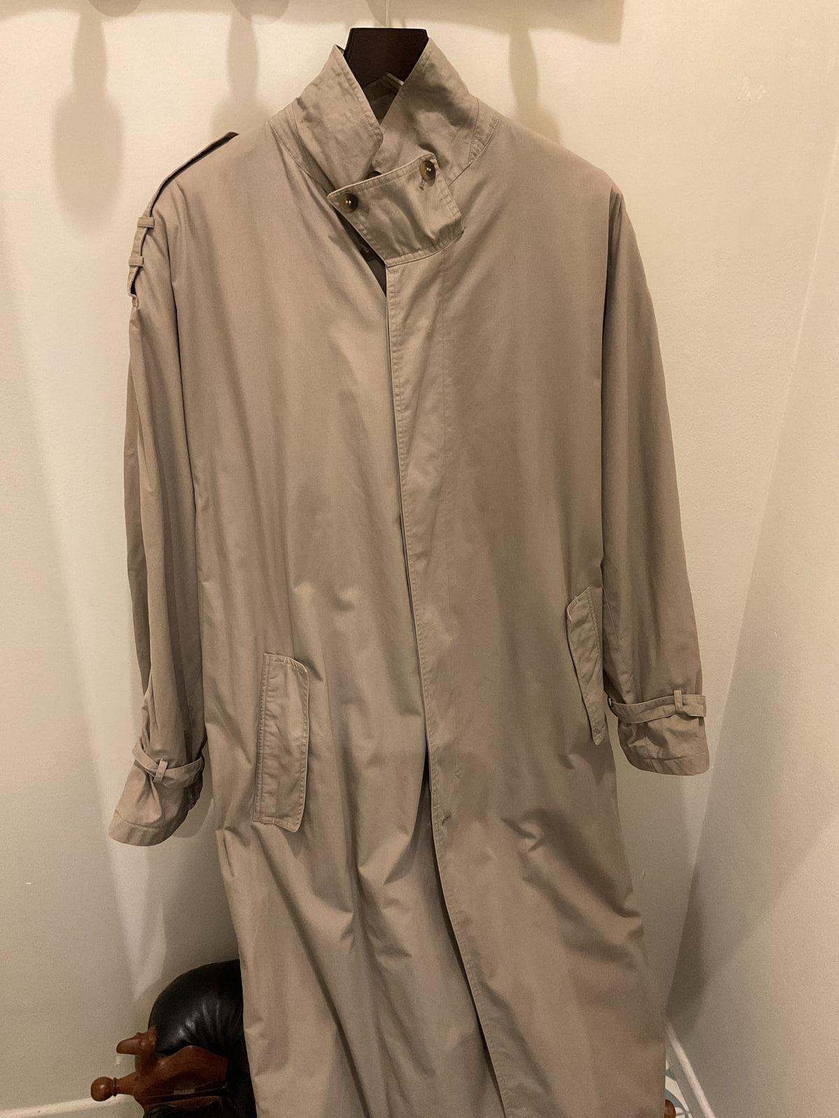 Allegri | long dark Grey trench coat