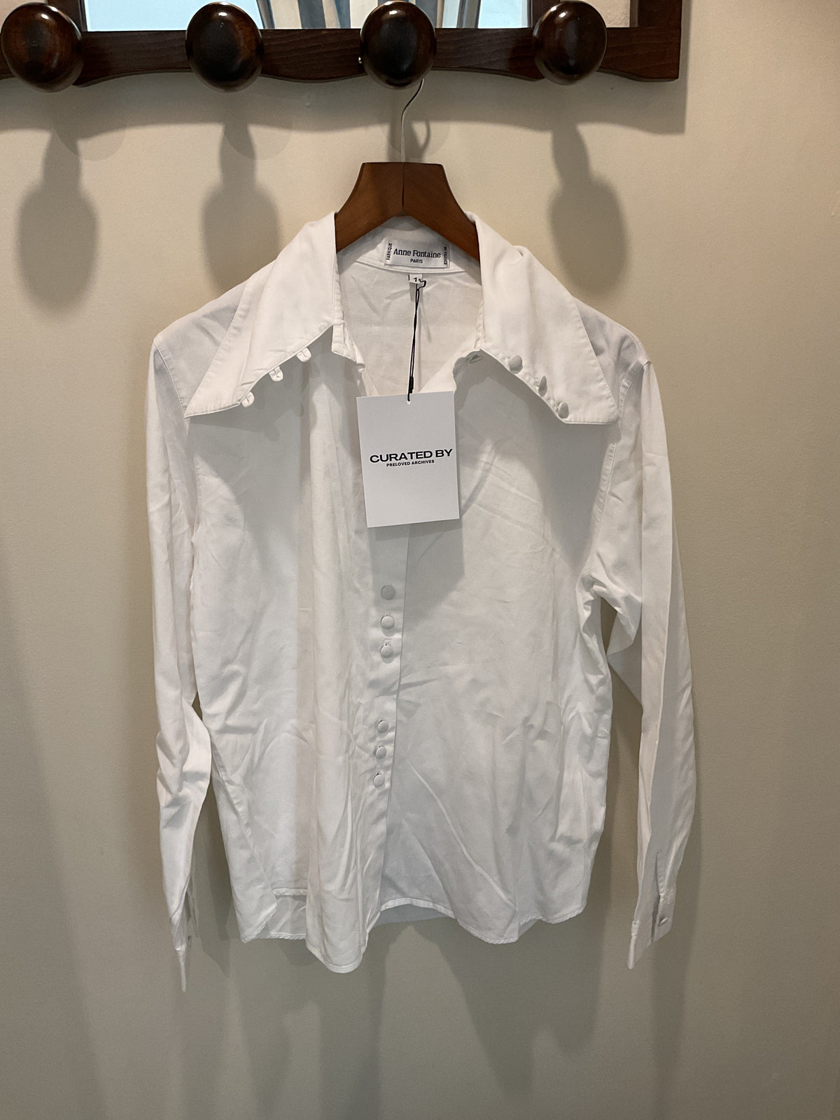 Anne fontaine | White shirt with big collar