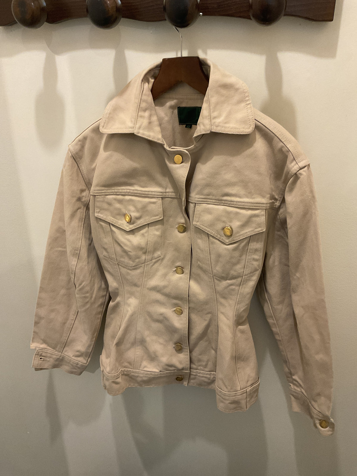 Jean Paul Gaultier | Beige denim corset jacket