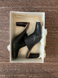 Costume National | Black Leather Mules Shoes