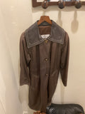 Anne Marie Beretta | Brown Leather Coat