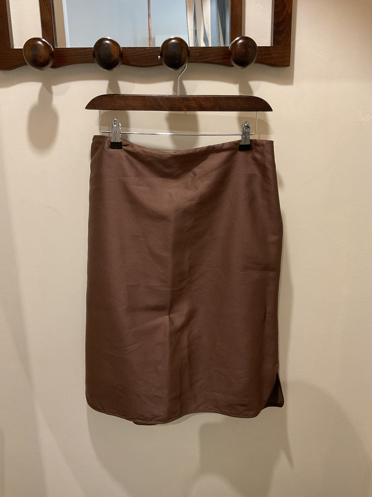Valentino | Brown midi skirt