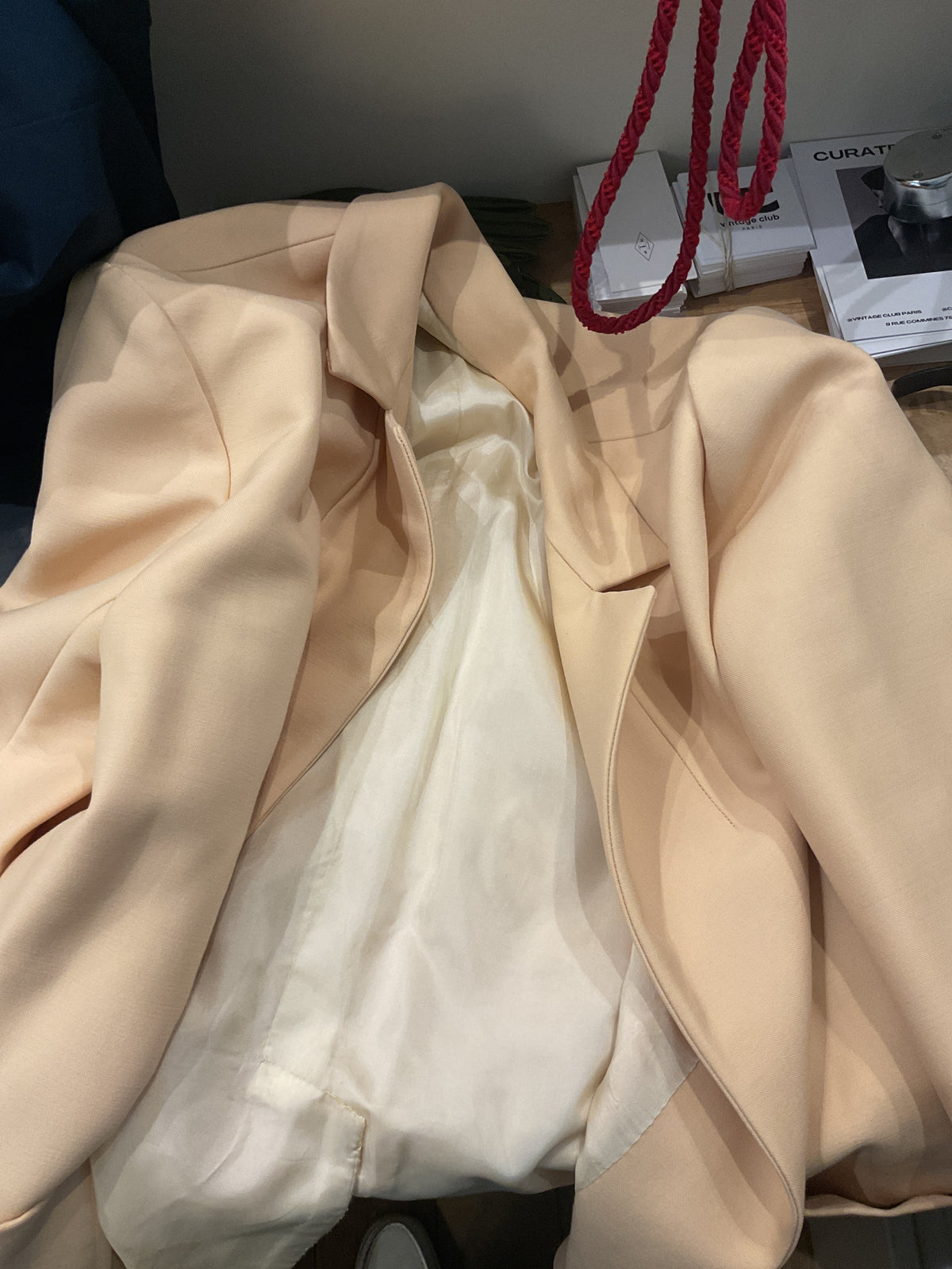 Beige Coat Seamstress Beige