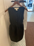 Claude Montana | Black Linen Dress