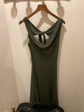 Valentino | cowl Neck Green dress