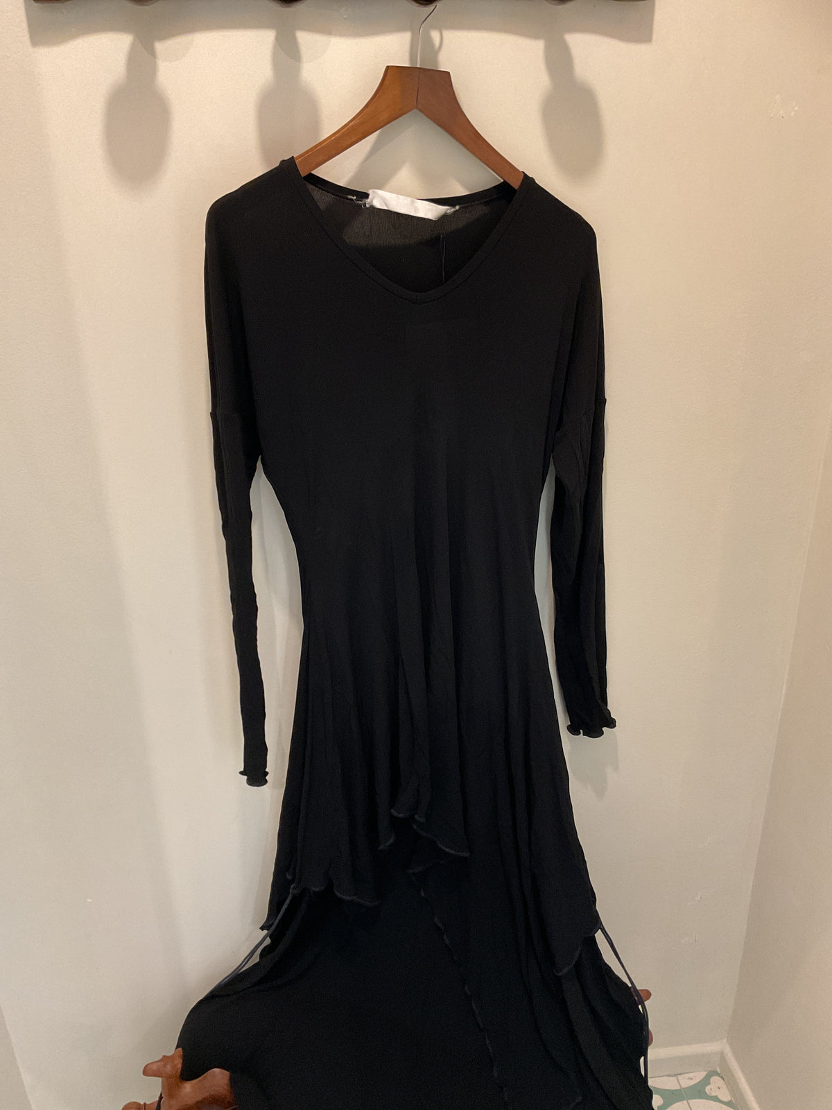 Mario Chanet | asymetric black dress