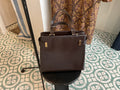 Gucci | Brown Structured Leather Bag