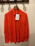 Equipment | Orange Silk and Cotton Shirt Size S