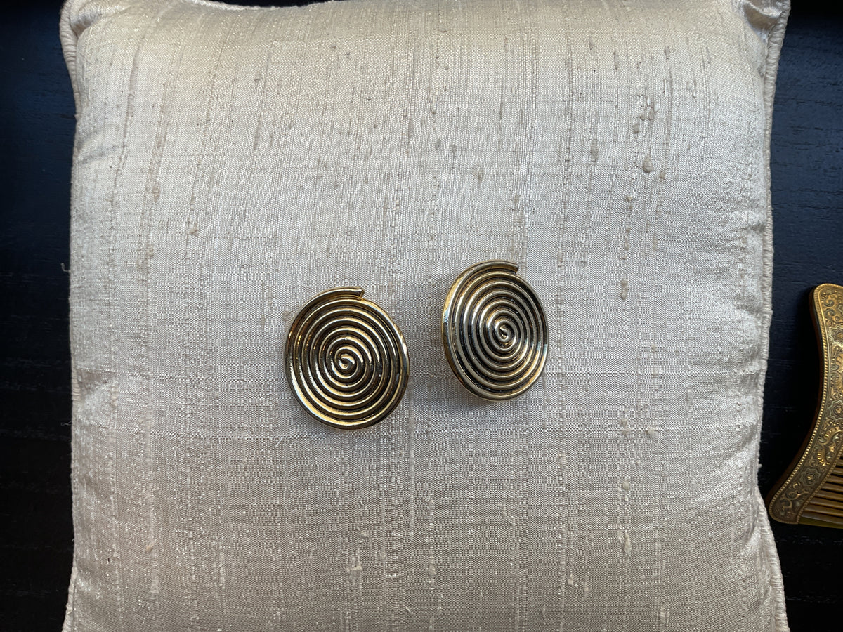 Unknown | Gold spiral Earrings little ones