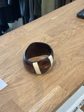 Unknown | Wood white and Brown bracelet
