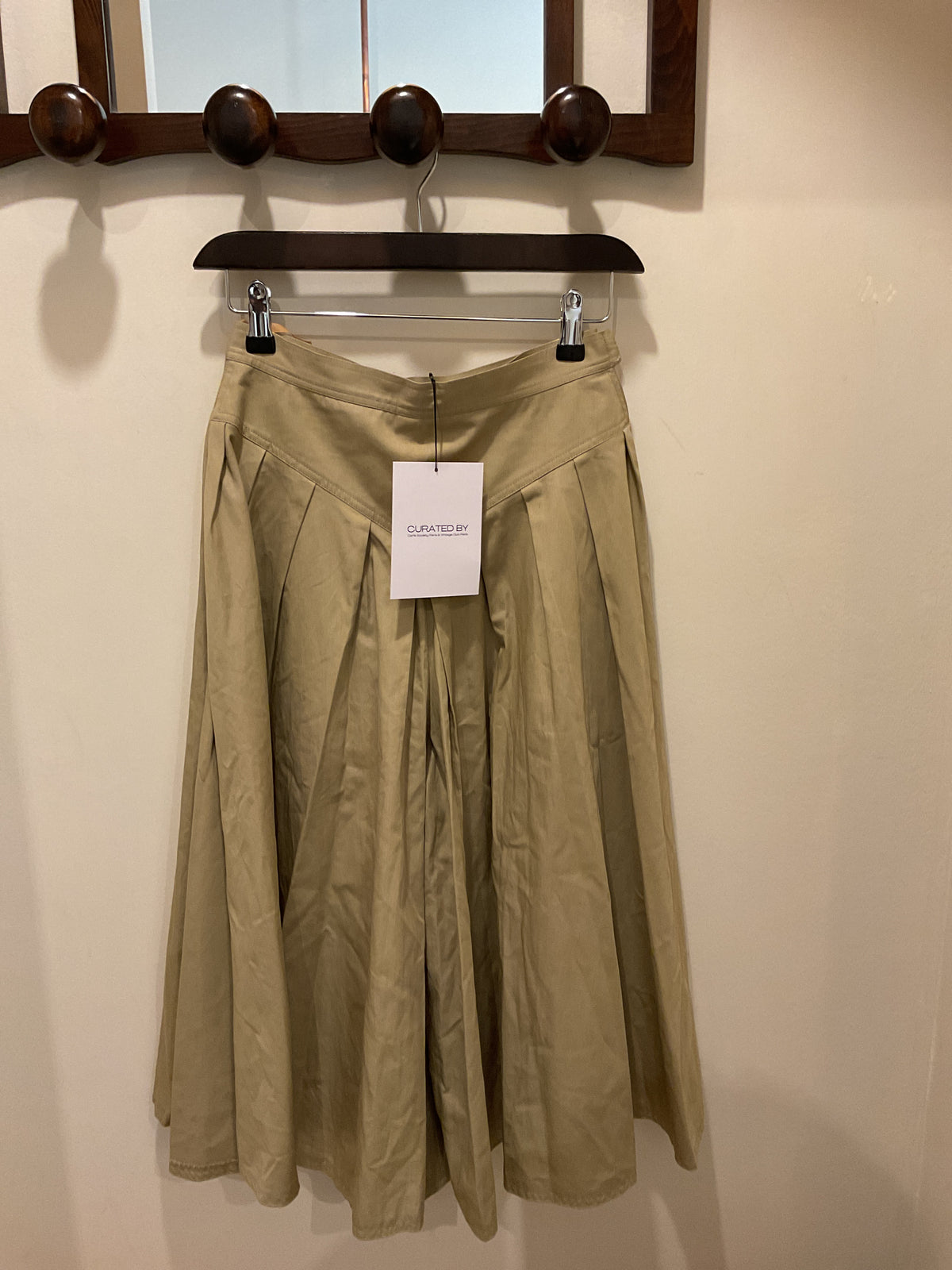 Gaston Jaunet | Cotton Beige Jupe Culotte