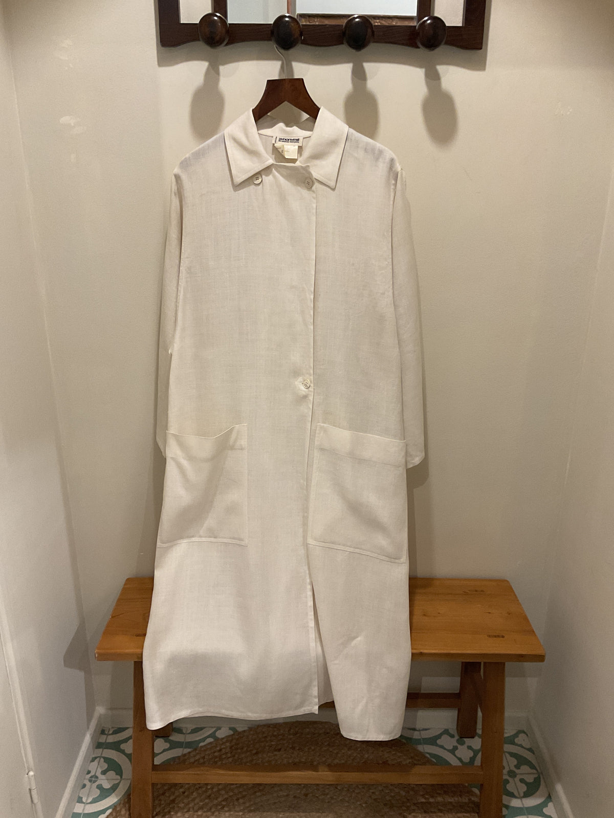 Georges Rech | White Linen Trench