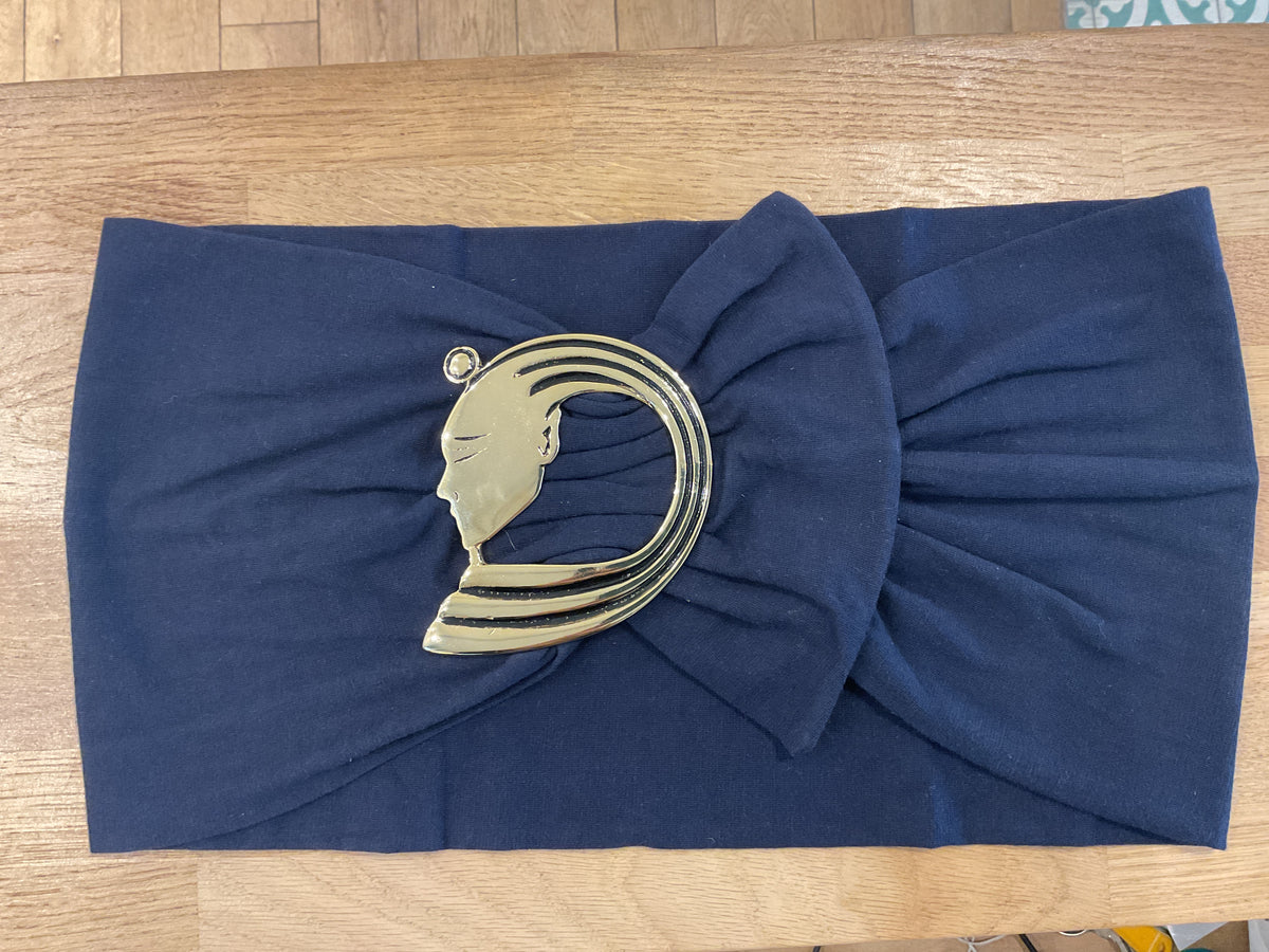 Unknown | Belt with figure navy