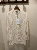 Gianfranco Ferré | Beige Linen Mao Collar Blazer