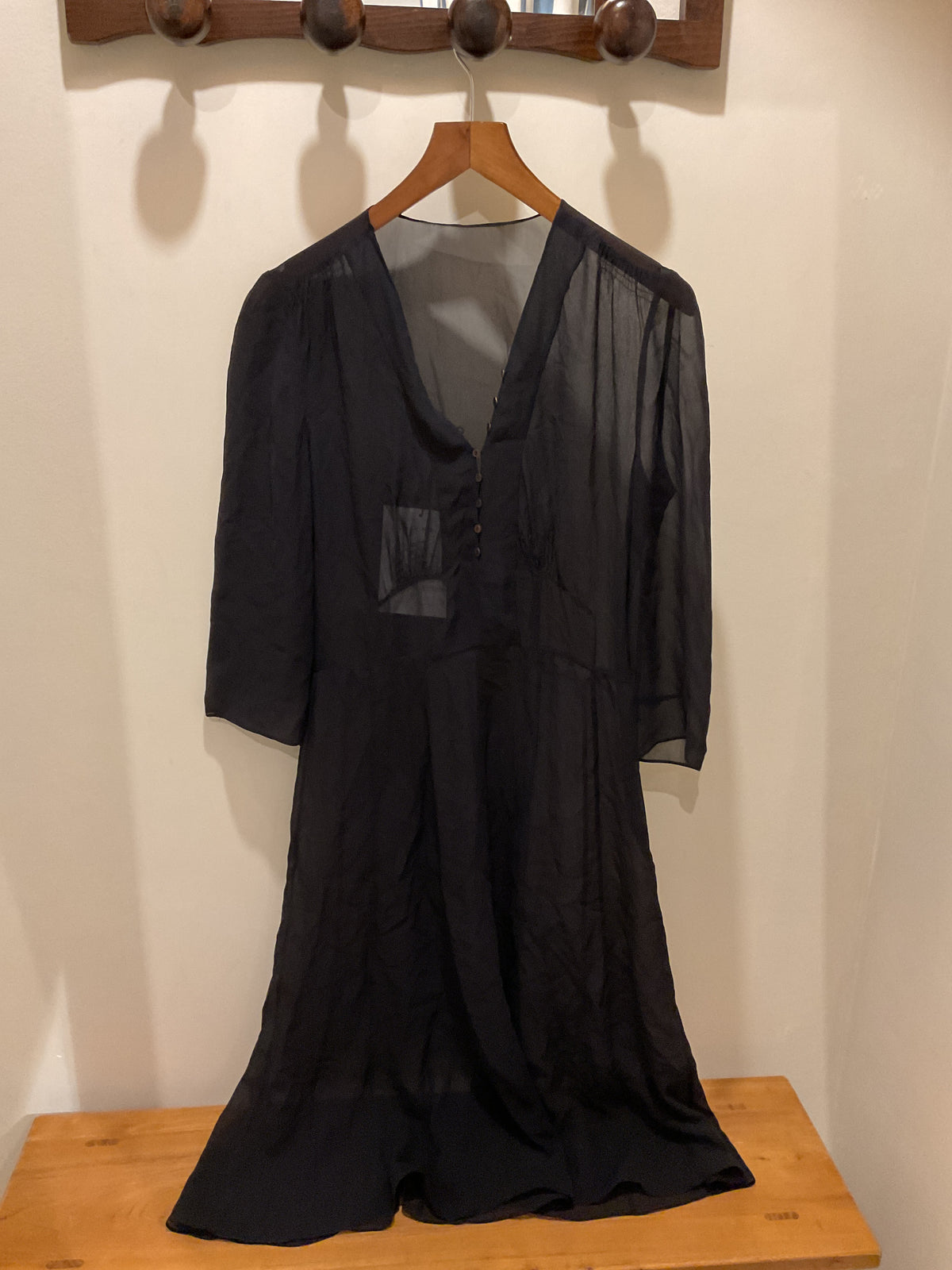Armand Valentino | Black Sheer Dress