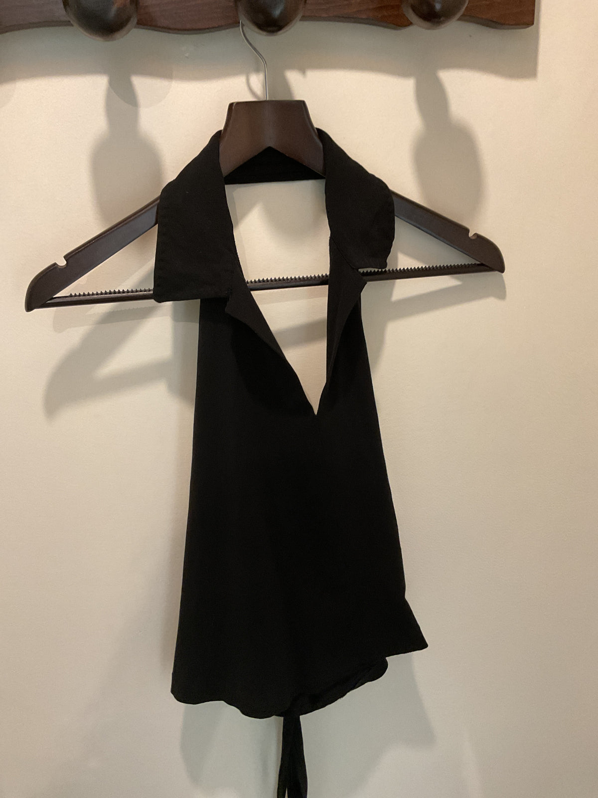 Max Mara | Black halter top