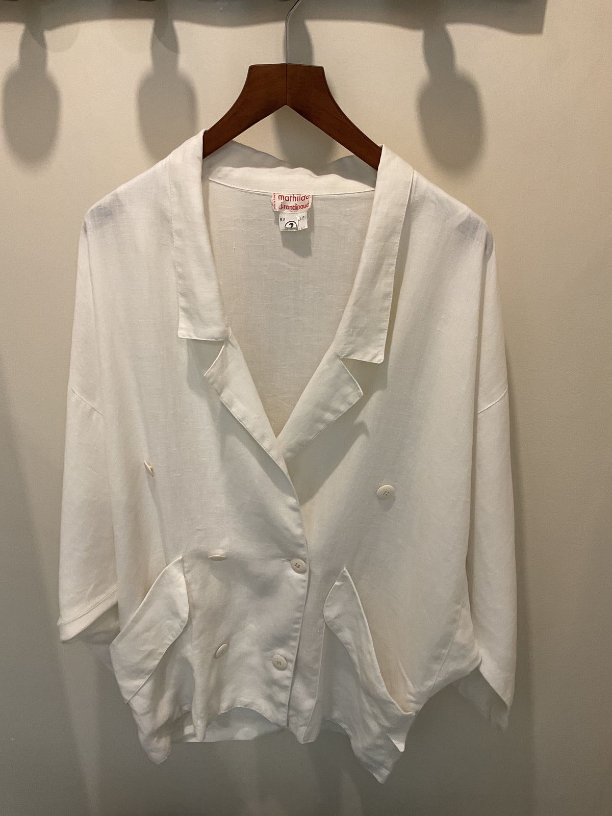 Mathilde J.rondinaud | White Summer Jacket