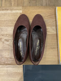 Stephane kélian | Brown velvet ballerinas