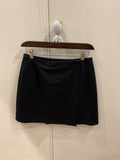 Genny | Black Wrap Mini Skirt