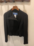Thierry Mugler | Black cropped wool jacket