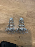 Unknown | Tribal chandelier earrings