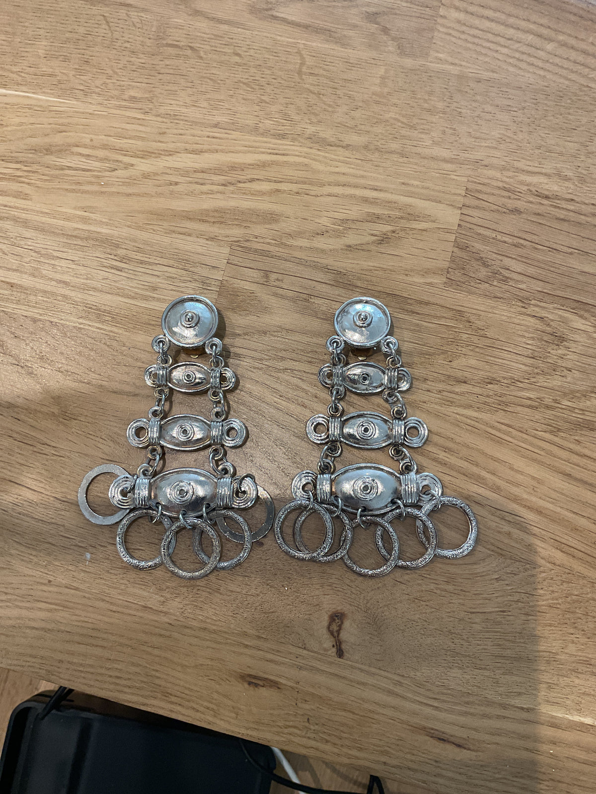 Unknown | Tribal chandelier earrings
