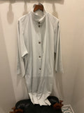 Ramowear | light grey long trench-coat