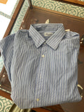 Charvet | Blue stripes shirt