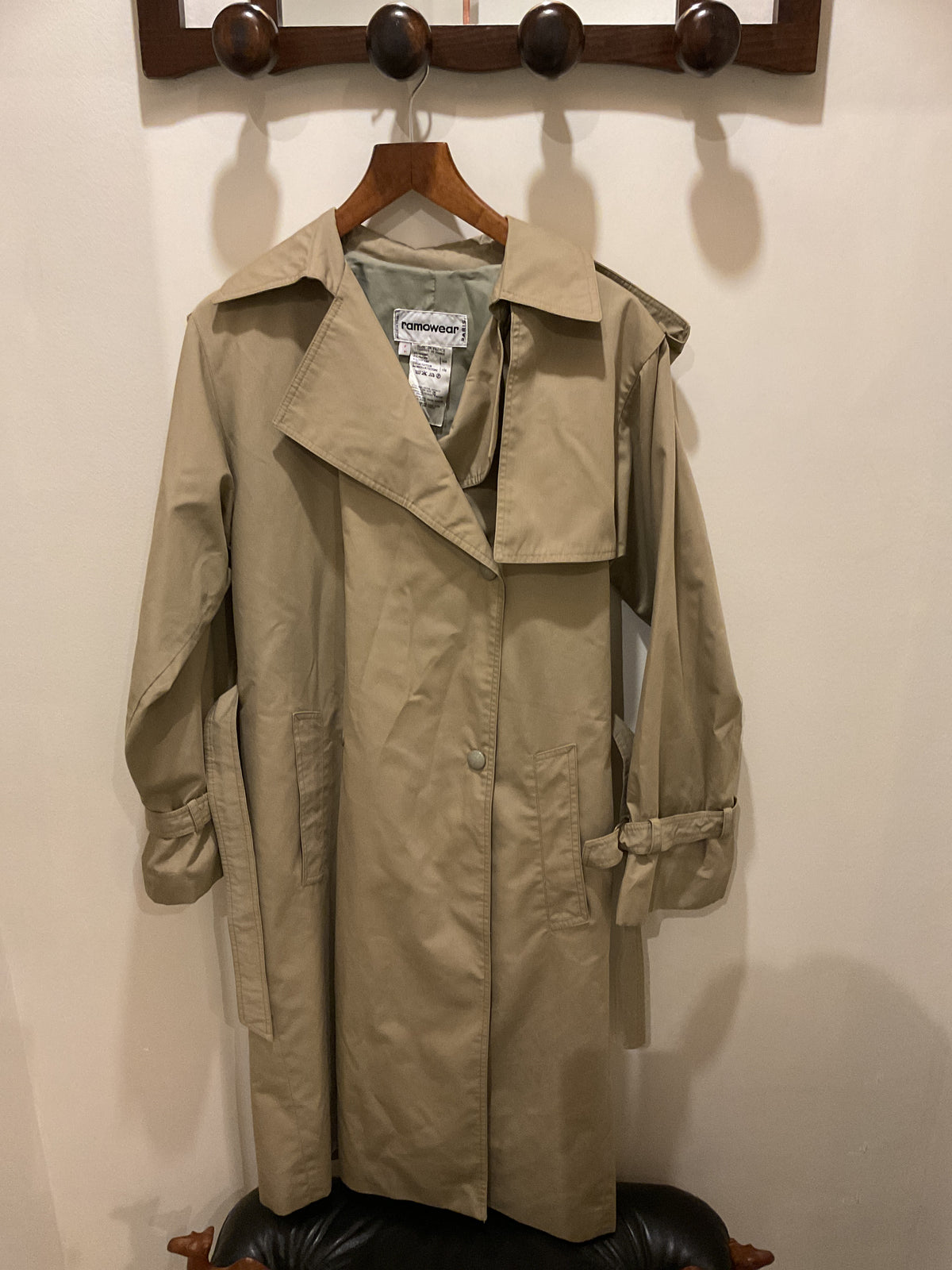 Ramowear | light Green trench-coat