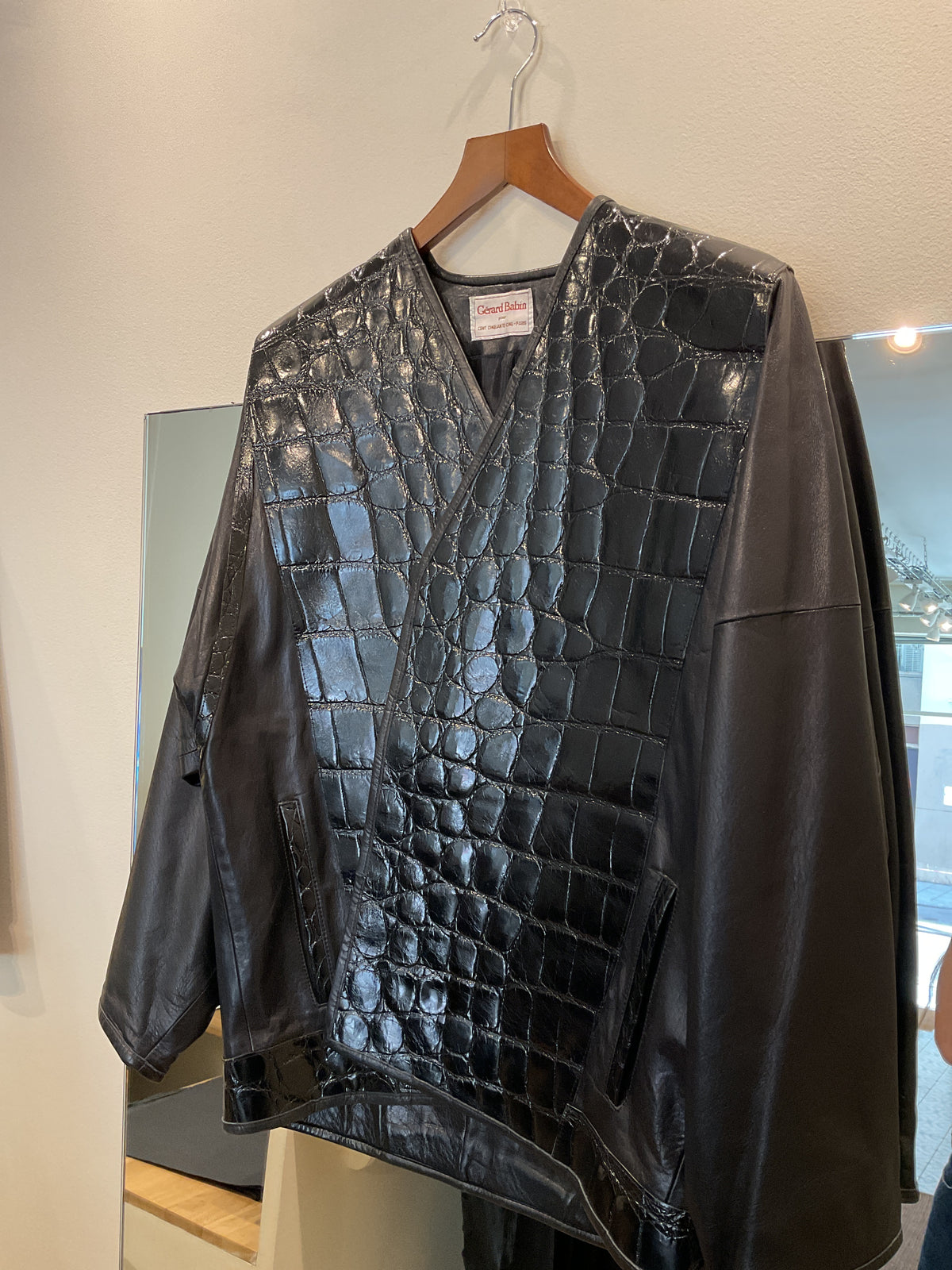 Gérard Babin for les cent cinquante Paris  | alligator jacket