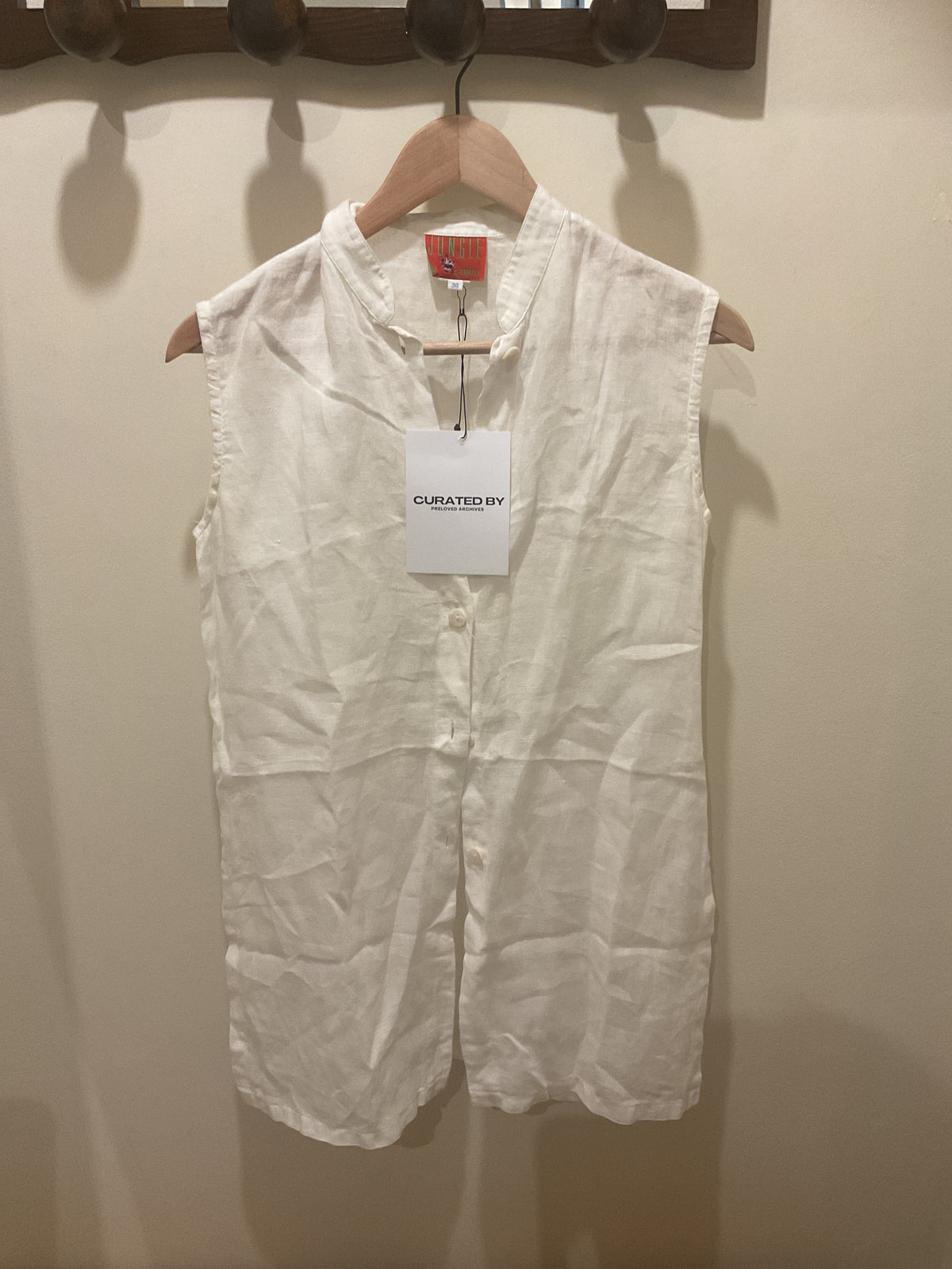 Kenzo | White Sleeveless Tunic