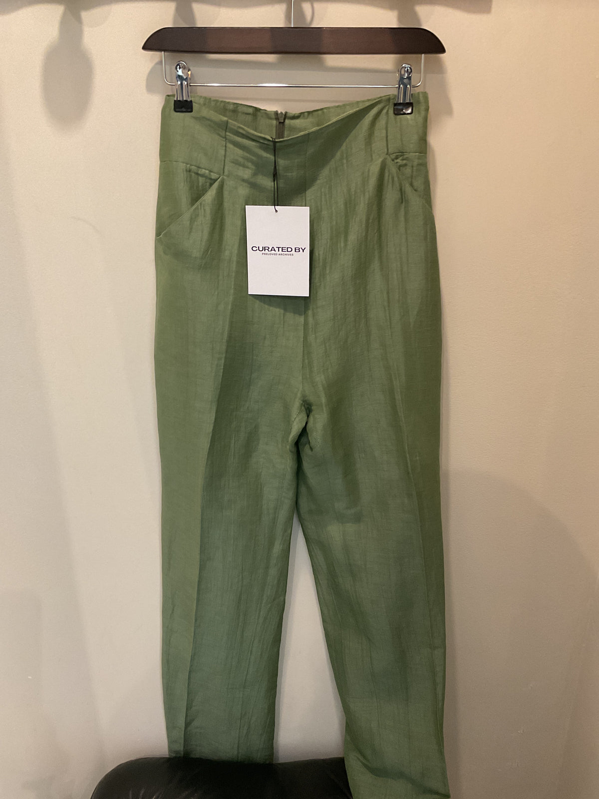 Krizia | Green palazzo pant