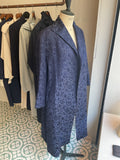 Handmade | Navy embroided coat from the 50’s