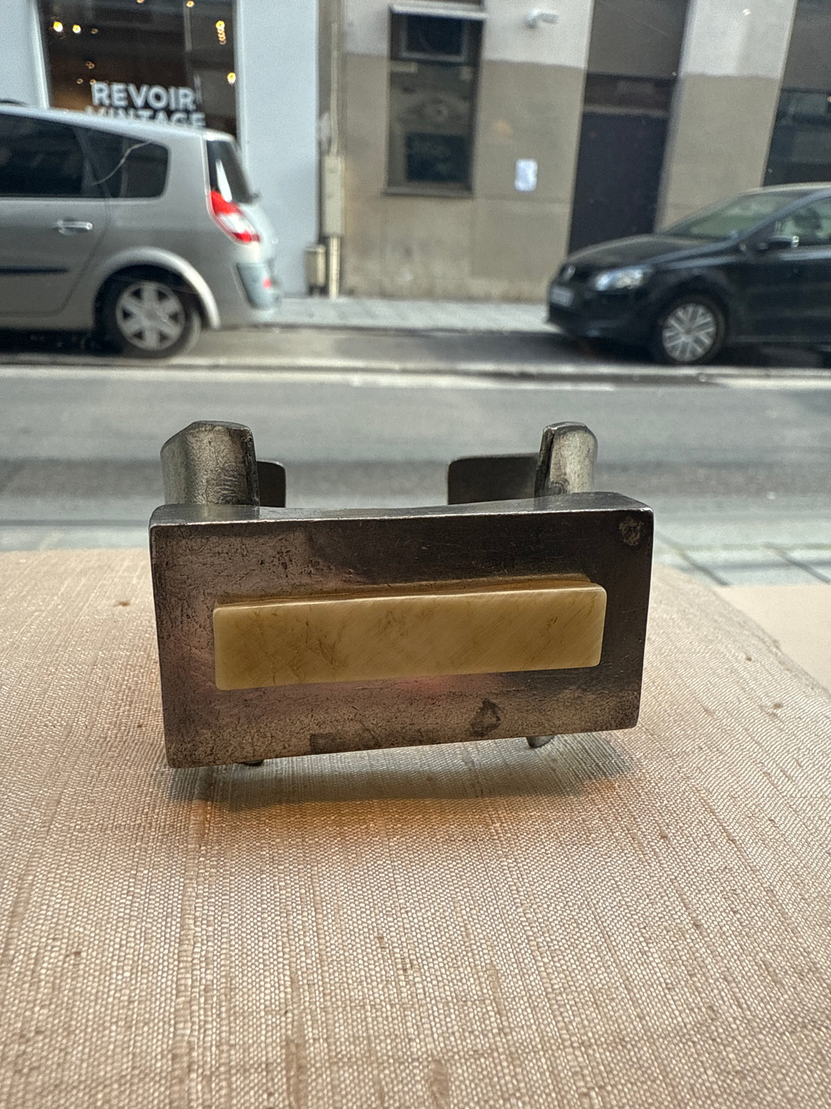 La Tribu Rigaux | Rectangular Metal Bracelet