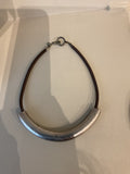 UBU Paris | Ethnical Leather and Metal Necklace