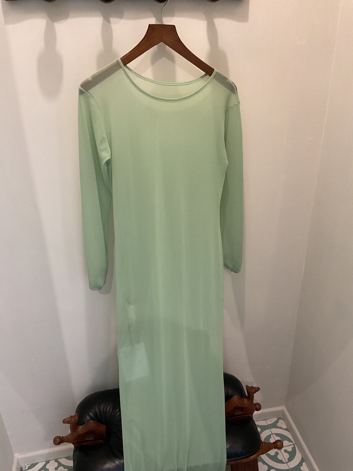 Irié | Green mesh dress