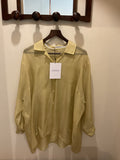 Marithé François Girbaud | Yellow Sheer Silk Shirt