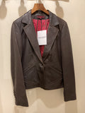 Kenzo | Brown fitted Leather jacket