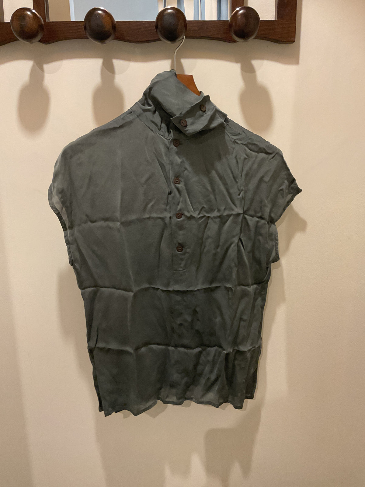 Emporio Armani | Green High Neck top