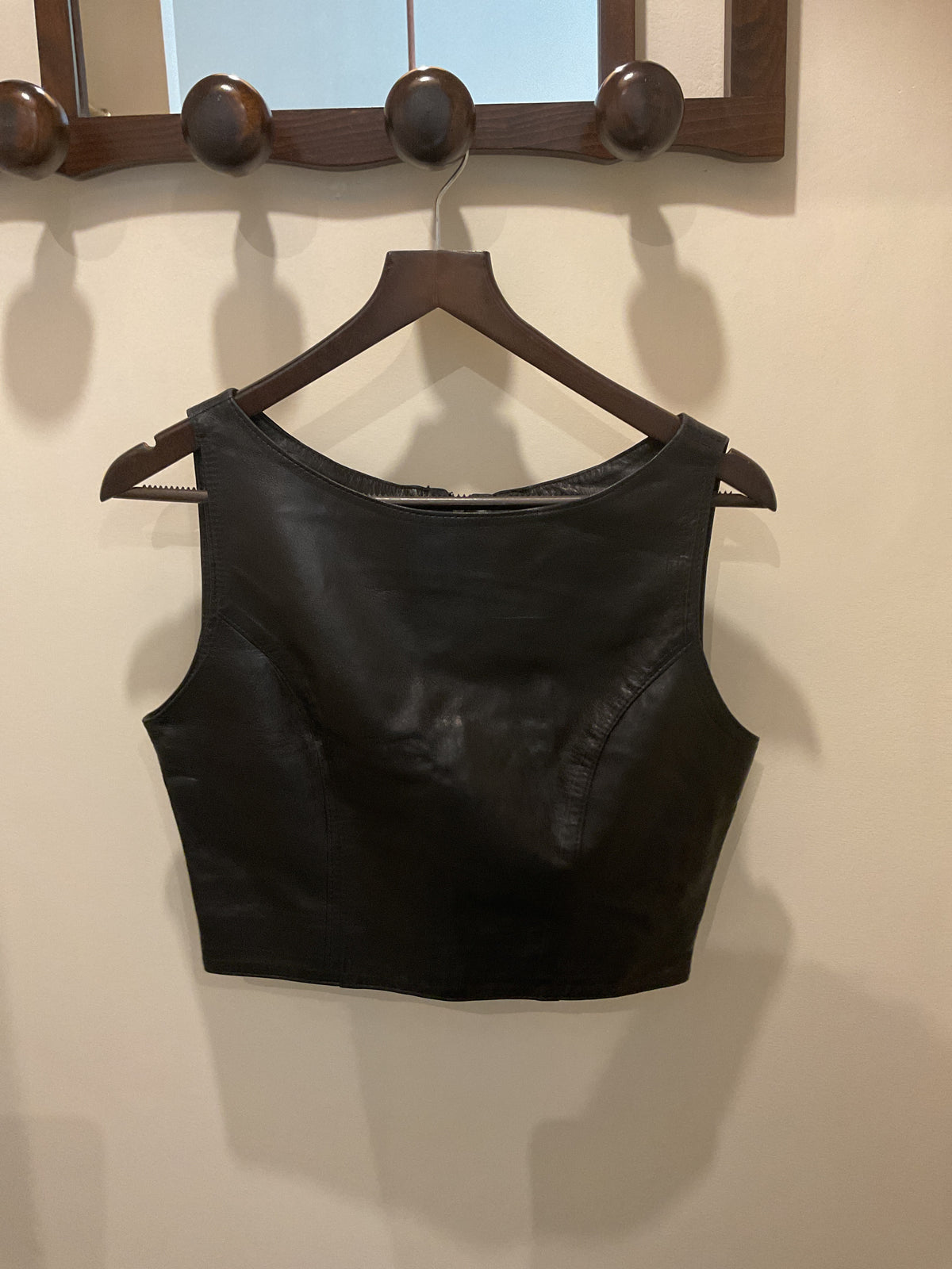Pellessimo | Black Leather top